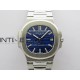 Nautilus 5711 3KF 1:1 Best Edition 40th Anniversary Blue Dial on SS Bracelet A324 Super Clone V2
