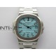 Nautilus 5711/1A SS DDF 1:1 Best Edition Tiffany Blue Textured Dial On SS Bracelet Super Clone 324