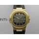 Nautilus 5711/1R RG 3KF 1:1 Best Edition Brown Textured Dial on Brown Leather Strap A324 Super Clone V2
