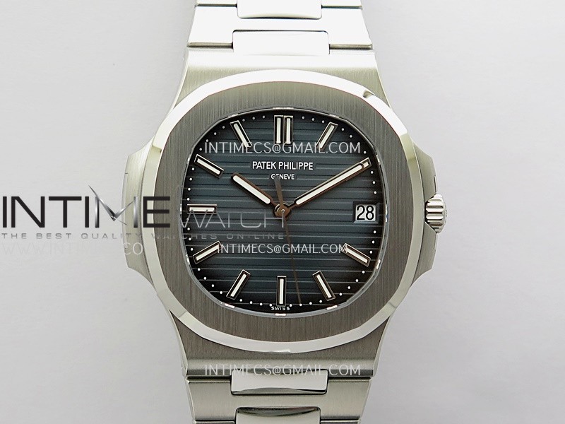 Nautilus 5711/1A SS DDF 1:1 Best Edition Old Version Blue Textured Dial On SS Bracelet Super Clone 330