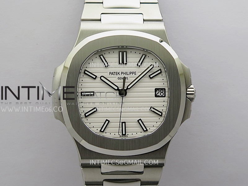 Nautilus 5711/1A SS DDF 1:1 Best Edition White Textured Dial On SS Bracelet Super Clone 330