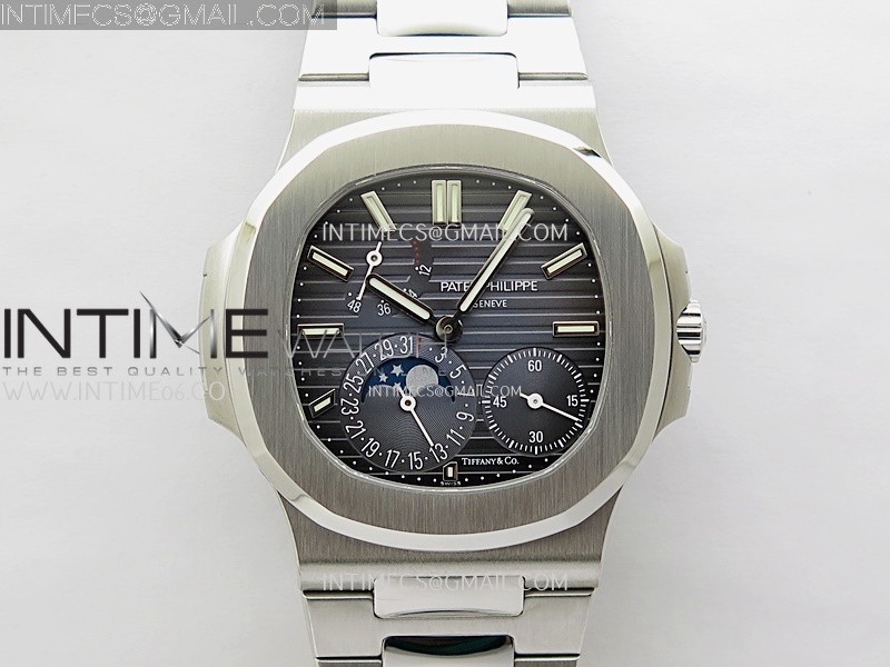 Nautilus 5712-1A 001 SS PPF 1:1 Latest and Best Edition Blue Dial on SS Bracelet PPF240 V3