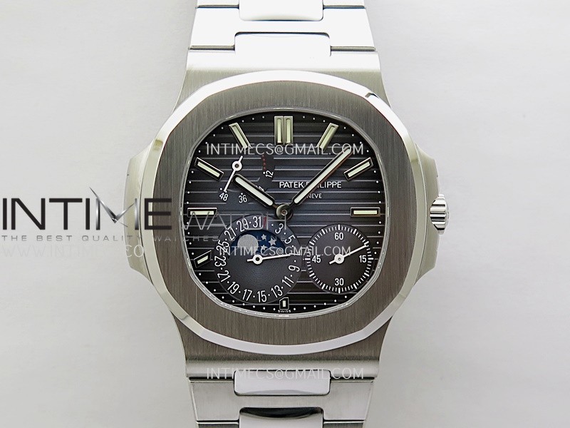 Nautilus 5712-1A 001 SS PPF 1:1 V4+ Best Edition Blue Dial on SS Bracelet PPF240