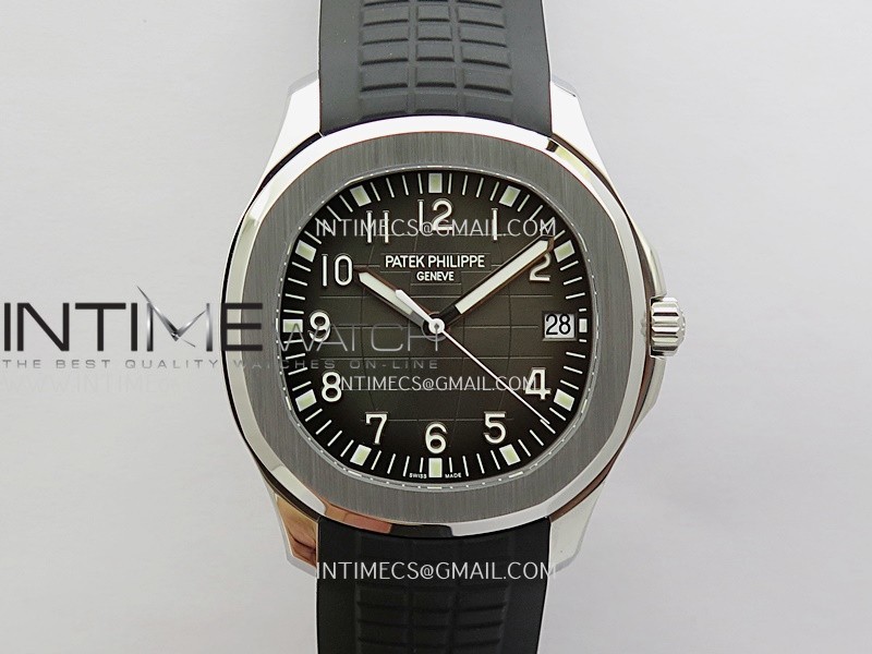 Aquanaut 5167 SS DDF 1:1 Best Edition Black Dial On Black Strap Super Clone DD324