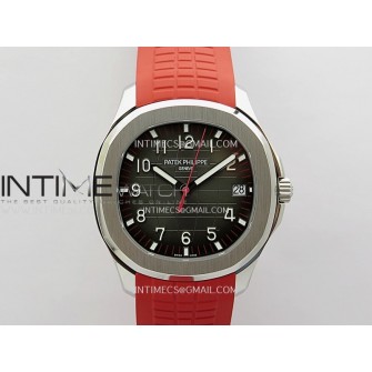 Aquanaut 5167 Singapore 2019 SS DDF 1:1 Best Edition Black Dial On Red Strap Super Clone DD330