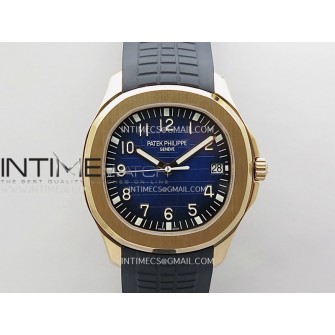 Aquanaut 5167 Gain Weight RG DDF 1:1 Best Edition Blue Dial On Blue Rubber Strap Super Clone DD330