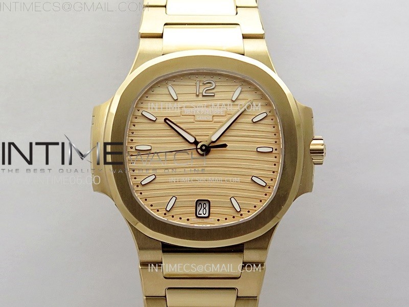 Nautilus 7118 New Version Ladies RG PPF 1:1 Best Edition RG Dial on RG Bracelet A324 Super Clone