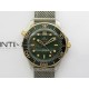 Seamaster 300M Diver Titanium/Bronze Gold VSF 1:1 Best Edition Green Dial on Titanium Mesh Bracelet Asian Super Clone 8806