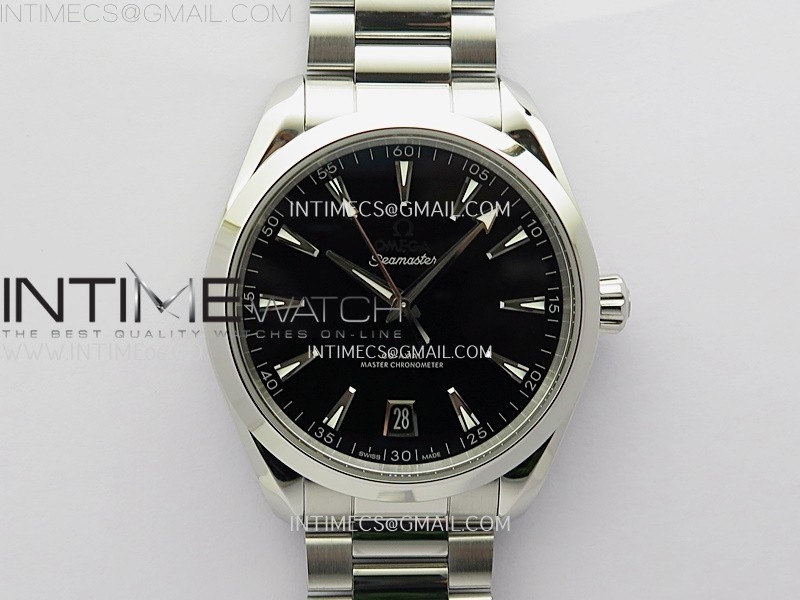 Aqua Terra 150M Master VSF 1:1 Best Edition Black Dial on SS Bracelet A8900 Super Clone