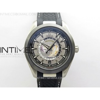 Aqua Terra 150M 43mm 24 Ti VSF 1:1 Best Edition Gray Dial on Black Rubber Strap A8938 Super Clone