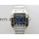 Santos de Cartier 35mm SS BVF 1:1 Best Edition Blue Dial on SS SmartLinks Bracelet MIYOTA 9015