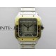 Santos de Cartier 40mm SS/YG BVF 1:1 Best Edition Gray Dial on SS/YG SmartLinks Bracelet MIYOTA 9015
