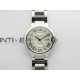Ballon Bleu 42mm SS 3KF 1:1 Best Edition White Texture Dial on SS Bracelet A2824