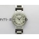 Ballon Bleu 42mm Diamonds Bezel SS 3KF 1:1 Best Edition White Texture Dial on SS Bracelet A2824