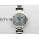 Ballon Bleu 33mm SS 3KF 1:1 Best Edition Ice Blue Dial on SS Bracelet A076