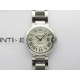 Ballon Bleu 36mm SS 3KF 1:1 Best Edition White Textured Dial on SS Bracelet A076