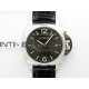 PAM1250 X SS VSF 1:1 Best Edition Black Dial on Black Leather Strap Asian P900