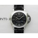 PAM1365 Z GMT SS VSF 1:1 Best Edition Black Dial on Black Leather Strap Asian P900