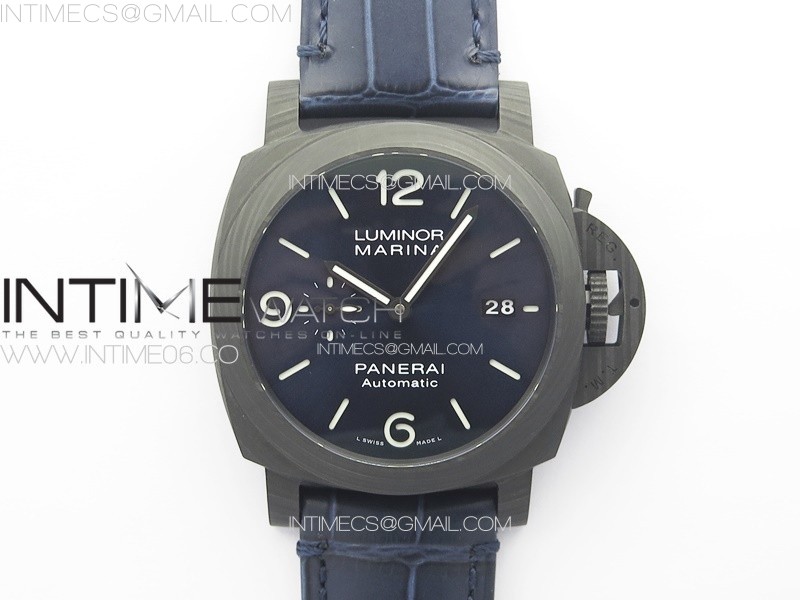 PAM1664 Carbotech VSF 1:1 Best Edition on Blue Leather Strap P.9010 Clone