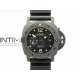 PAM 616 Carbotech V3 VSF Best Edition on Blue Logo Black Rubber Strap P9000