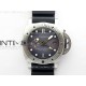 PAM1323 Y GMT VSF 1:1 Best Edition Dark Gray Dial on Black Rubber Strap P9011