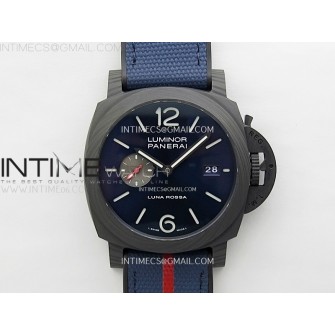 PAM1529 Carbotech VSF 1:1 Best Edition Blue Dial on Blue Kevlar Composite Strap P.9010 Clone