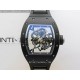 RM055 Black Ceramic Black Inner Bezel APSF 1:1 Best Edition On Black Rubber Strap RMUL2 Super Clone