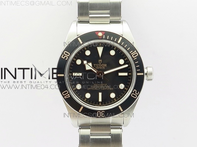 Heritage Black Bay FIFTY EIGHT 39mm SS V2 ZF 1:1 Best Edition Black Bezel on SS Bracelet A2824