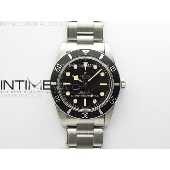 Heritage Black Bay M79000N 37mm SS ZF 1:1 Best Edition Black Dial Black Bezel on SS Bracelet A2824