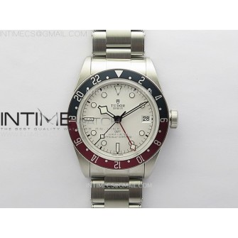 Black Bay M79830RB-0010 GMT Baselworld Pepsi Bezel ZF 1:1 Best Edition White Dial on SS Bracelet A2836
