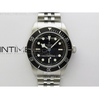 Heritage Black Bay M7941A1A0NU-0003 41mm SS ZF 1:1 Best Edition Black Dial Black Bezel on SS Bracelet A2824