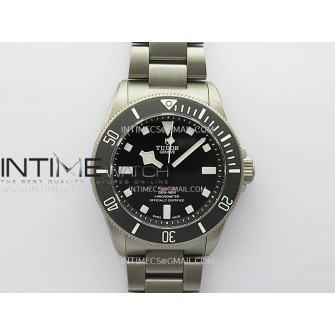 Pelagos M25407N-0001 39mm Black Ceramic Ti V2 ZF 1:1 Best Edition Black Dial on Titanium Bracelet A2824