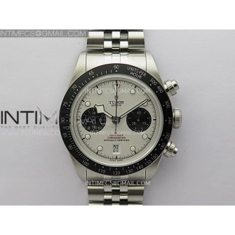 Black Bay Chrono M79360N SS ZF 1:1 Best Edition White Dial On SS Bracelet DD7750