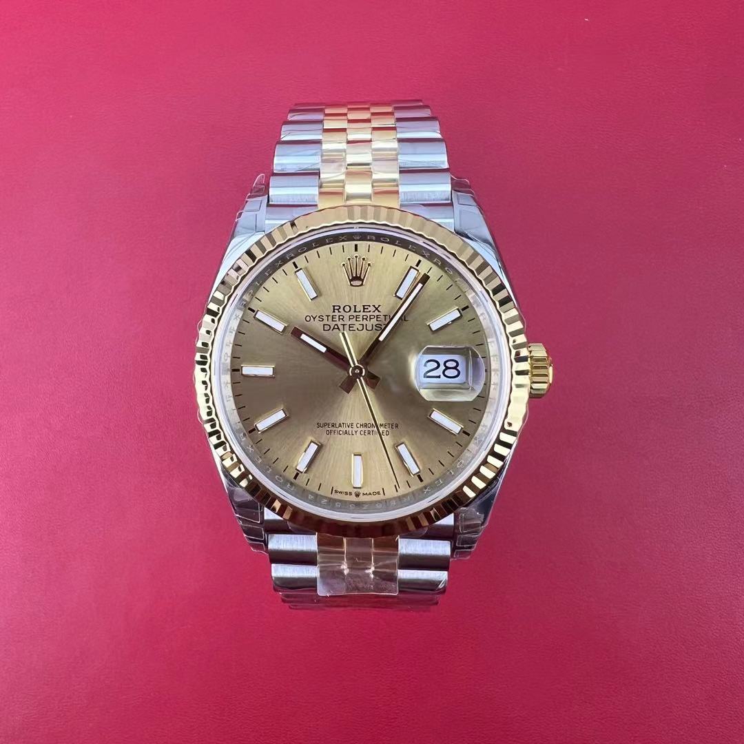 [국내배송] VS 데이저스트 36mm 옐골 콤비 골드다이얼 바인덱스 12.16