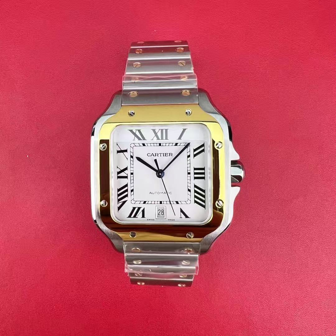 [국내배송] BV 산토스 라지 옐골 콤비 브레이슬릿 12.20